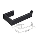 Matte black metal bathroom hardware set – bathroom storage rack