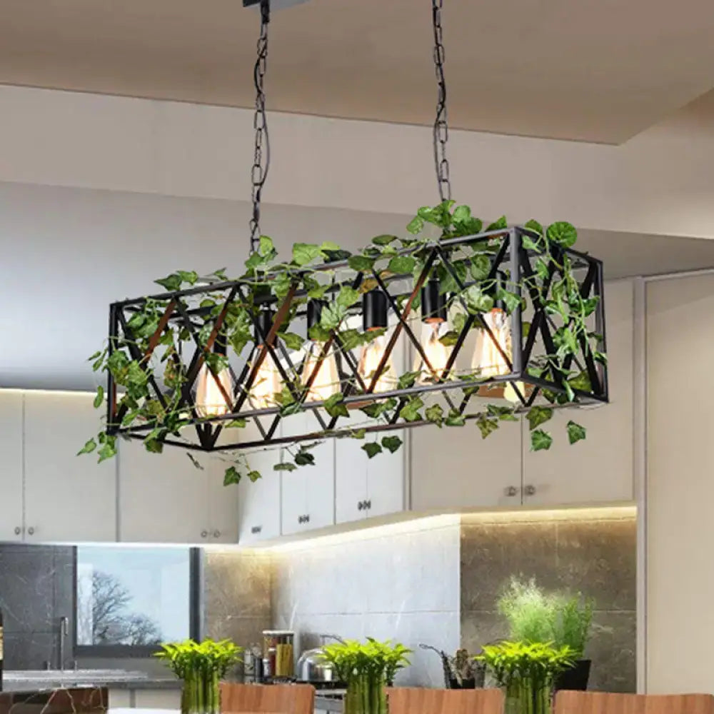 Metal Island Pendant Antique Black