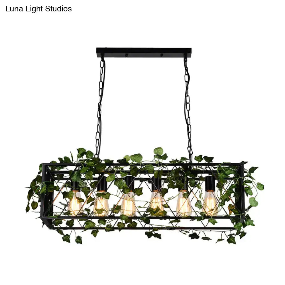 Metal Island Pendant Antique Black