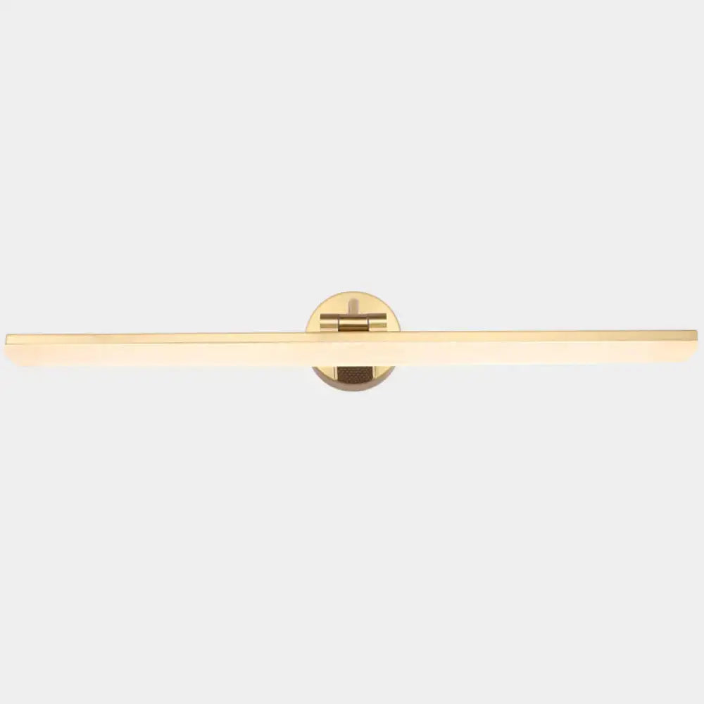Minimalist black & brass swing arm wall mounted vanity light bathroom