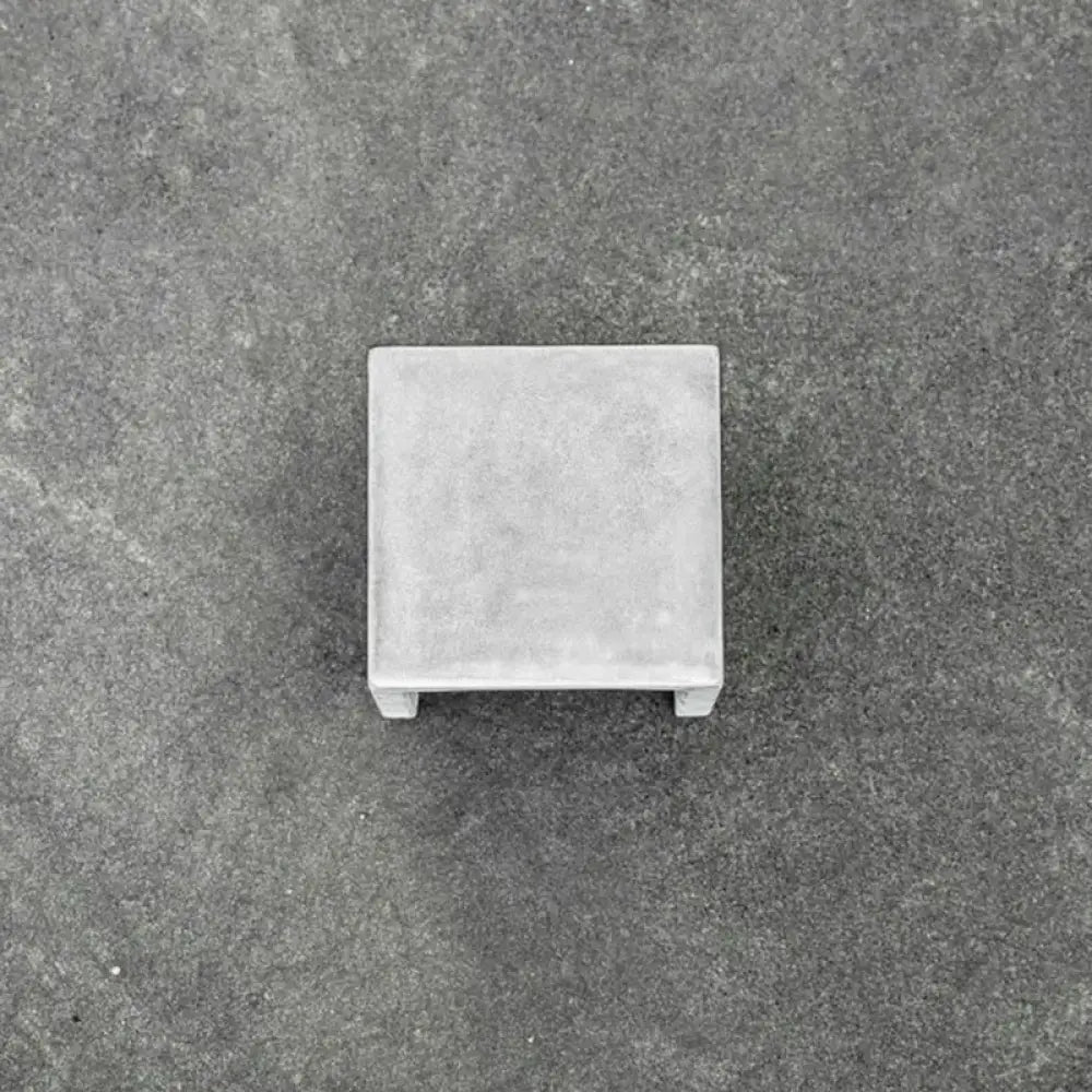 Minimalist black cement led wall lamp living room square light