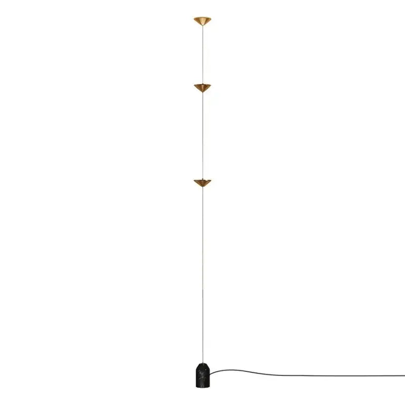 Minimalist black decorbites cone design floor lamp living room light