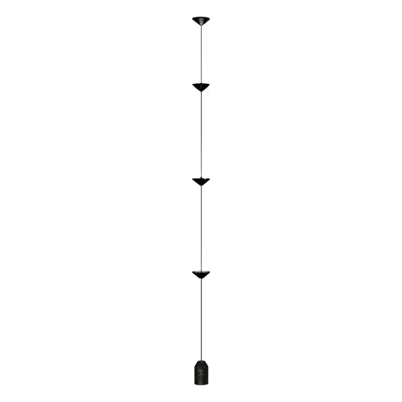 Minimalist black decorbites cone design floor lamp living room light