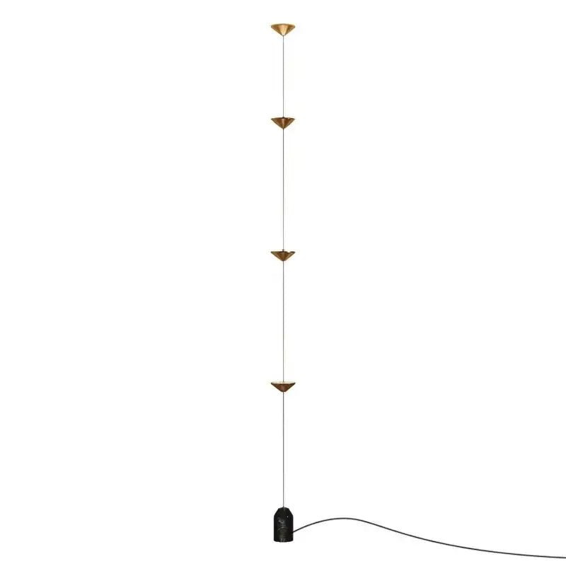 Minimalist black decorbites cone design floor lamp living room light