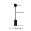 Minimalist black & gold pendant light dining room led black travertine