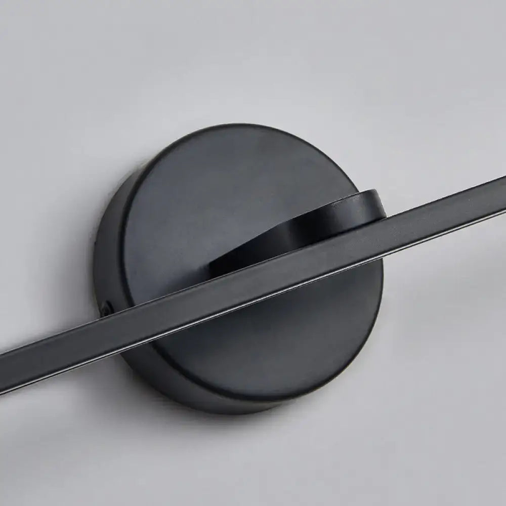 Minimalist brass elliptical wall light for bathroom sconce fixture