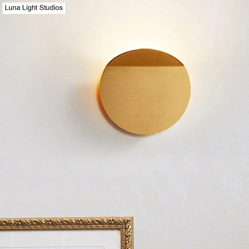 Minimalist copper sconce light – bedroom wall mount led bulb