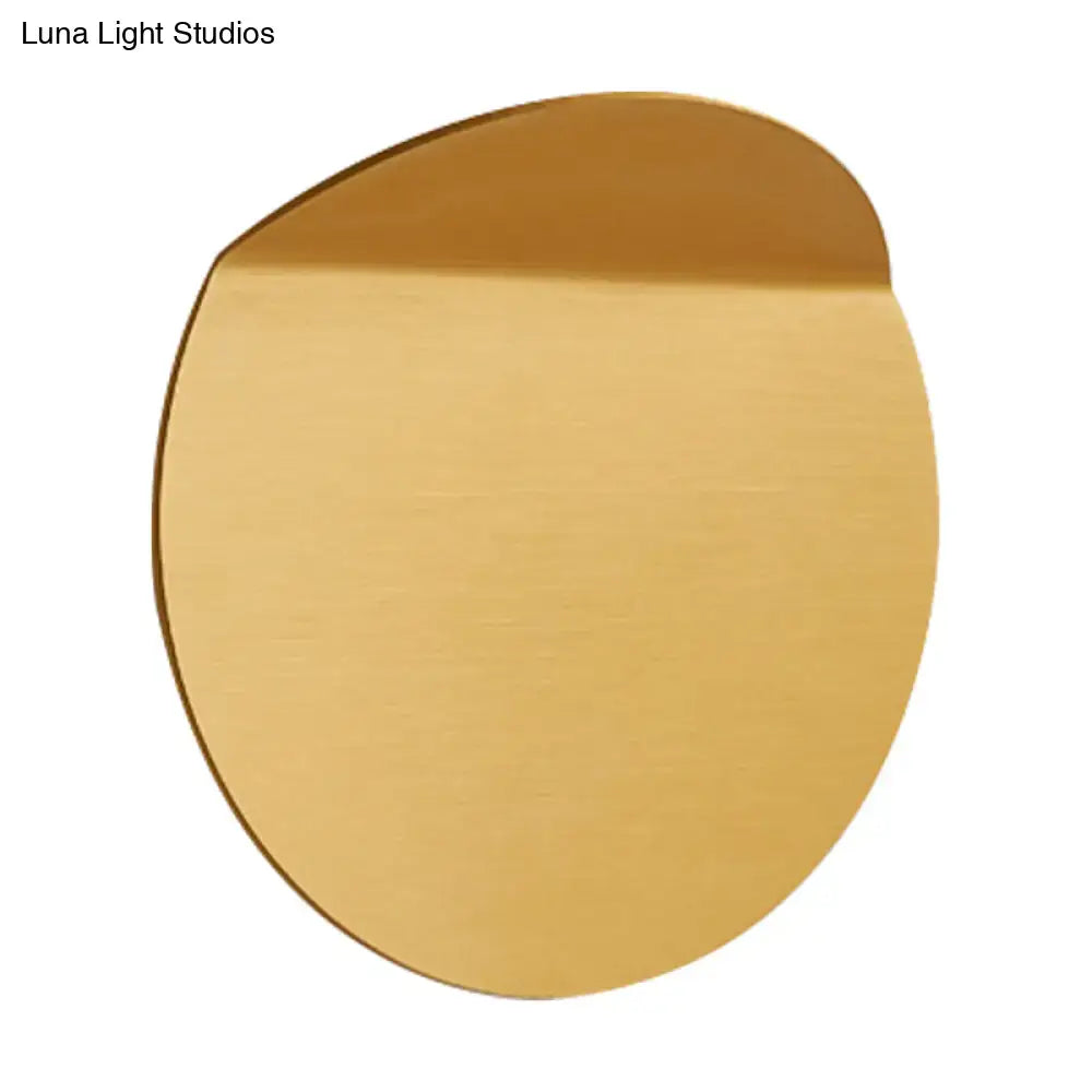 Minimalist copper sconce light – bedroom wall mount led bulb