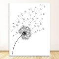 Minimalist Dandelion Canvas Art Set