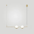 Minimalist gold metal island pendant dining table ceiling light