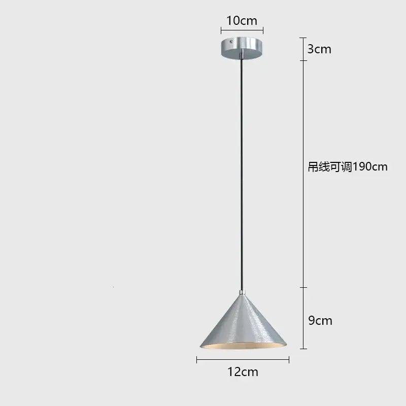 Minimalist matte black pendant light chandelier for dining room