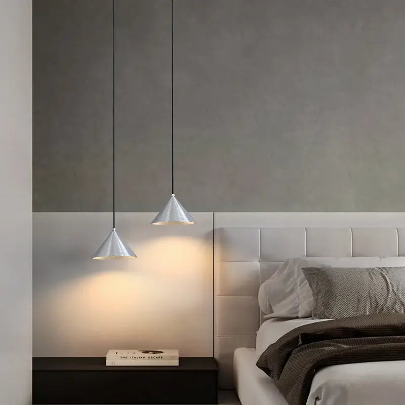 Minimalist matte black pendant light chandelier for dining room