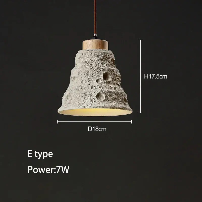 Minimalist petal ceramic pendant chandelier for bedroom