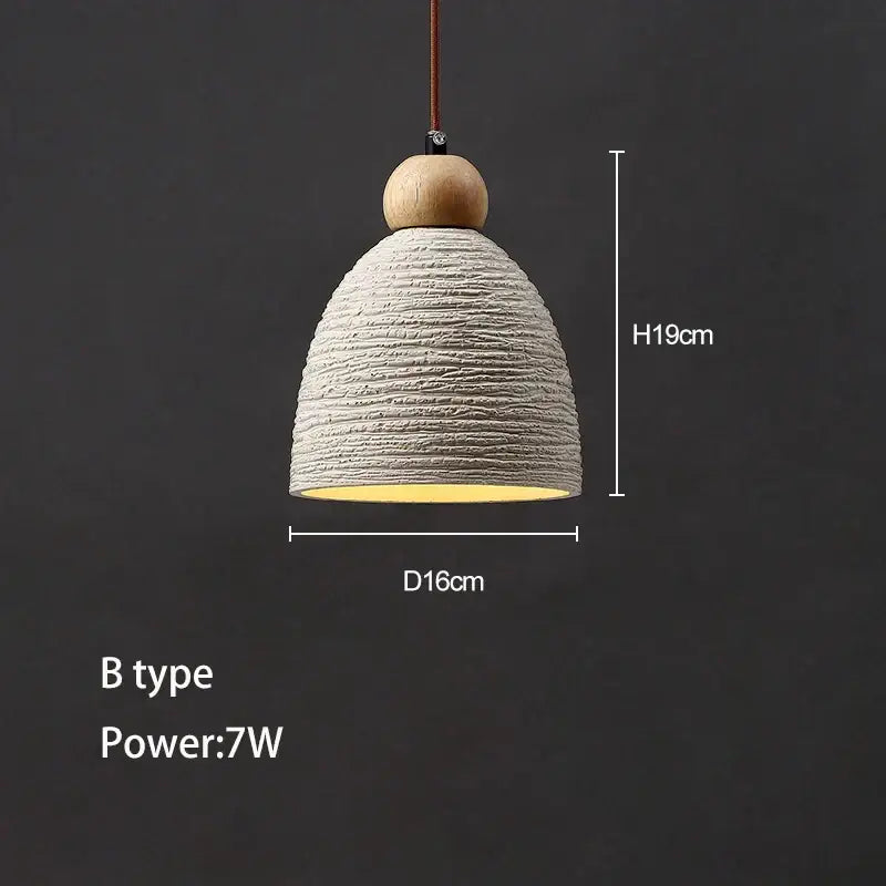 Minimalist petal ceramic pendant chandelier for bedroom