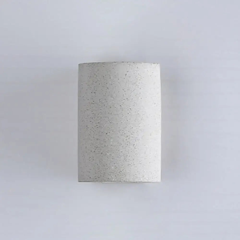 Minimalist speckled concrete led wall light for living room