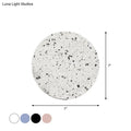 Minimalist terrazzo round led wall sconce bedroom light