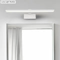 Minimalist white acrylic led vanity mirror light bathroom fixture