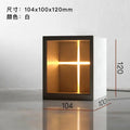 Minimalist white concrete church table lamp bedroom night light