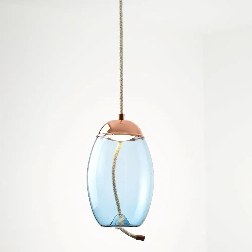 Modern amber glass pendant light bedroom gold accents