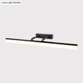 Modern black adjustable led wall light bathroom vanity sconce