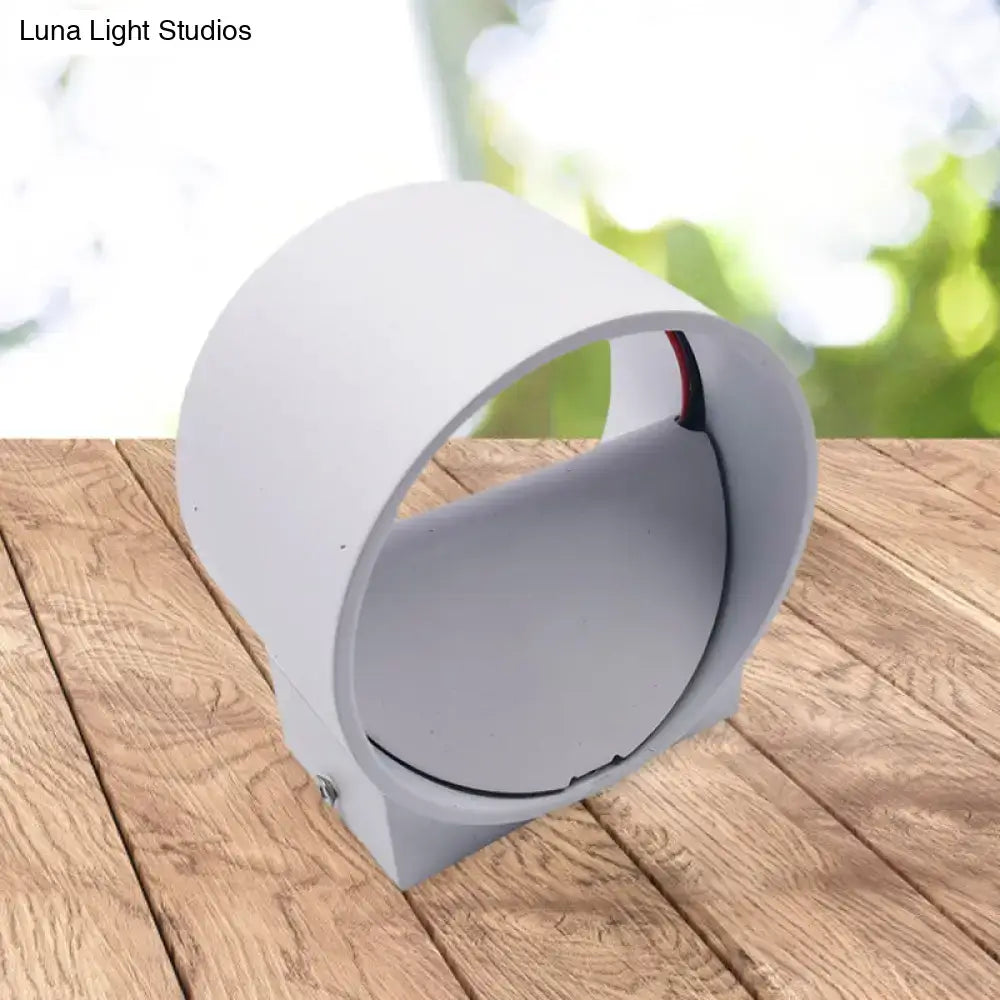 Modern black and blue velvet circle wall light bedroom kit