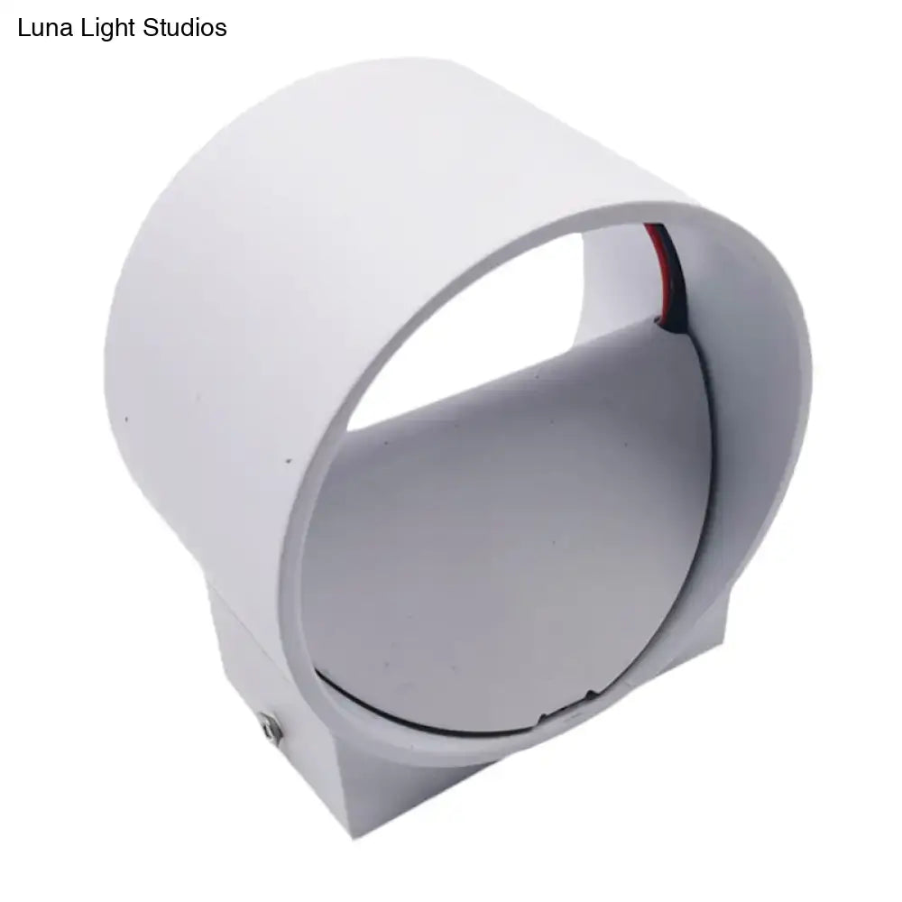Modern black and blue velvet circle wall light bedroom kit