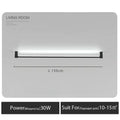 Modern black bar linear wall light for living room ambient lighting