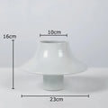 Modern black bell shaped decorbites ceramic vase desktop decor