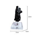 Modern black brokeback male nude resin sculpture living room decor