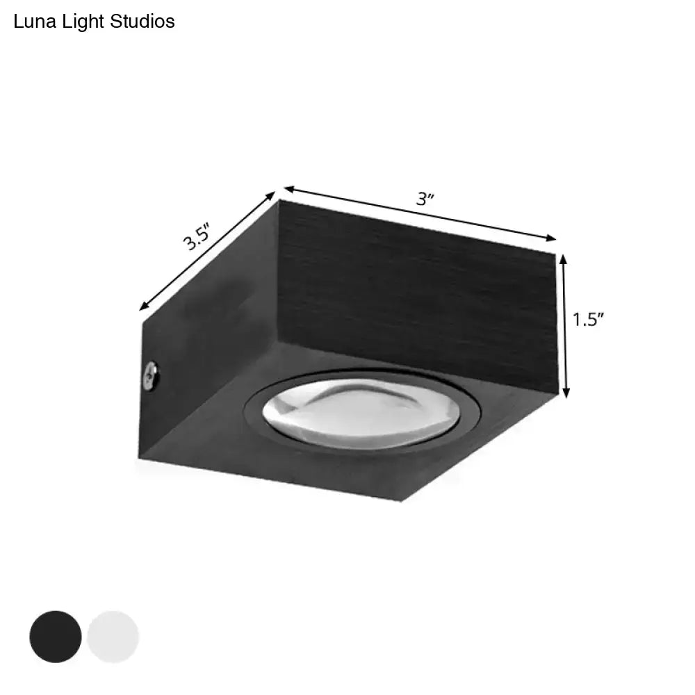 Modern black & brushed silver rgb wall lighting piece – corridor led