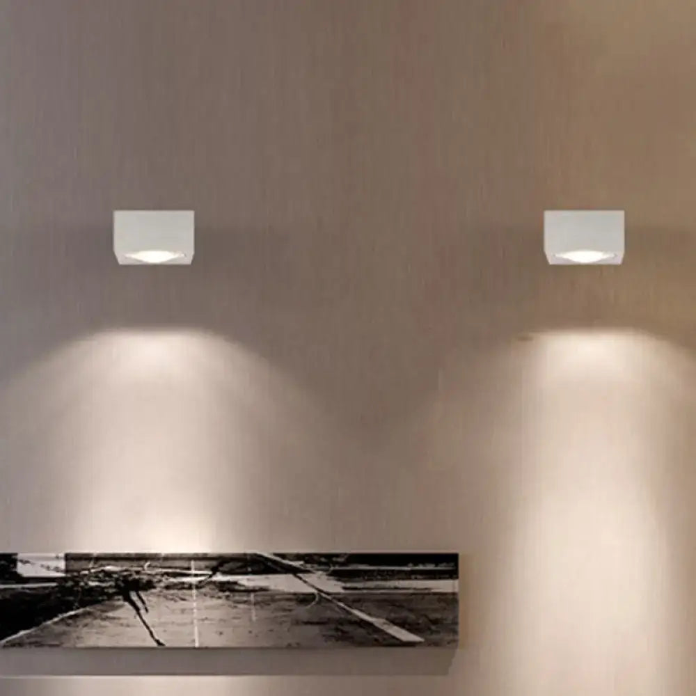 Modern black & brushed silver rgb wall lighting piece – corridor led