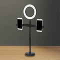 Modern black circle led wall light with usb port bedroom lamp
