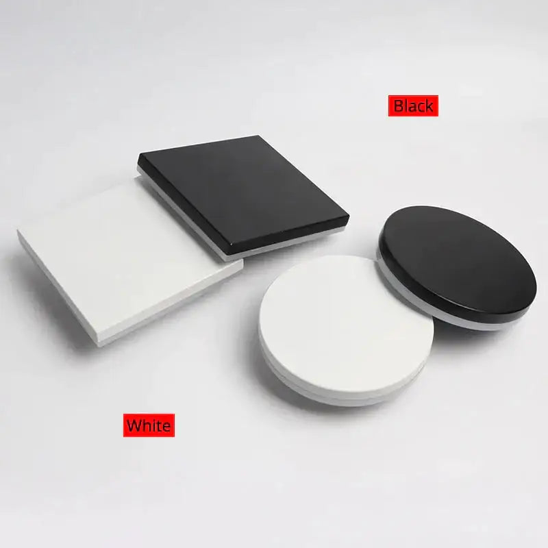 Modern black circular waterproof wall lamp bedroom three disc set