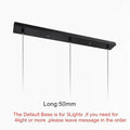 Modern black conical led pendant lamp for kitchen island