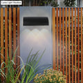 Modern black curved wall lamp outdoor minimalist led light