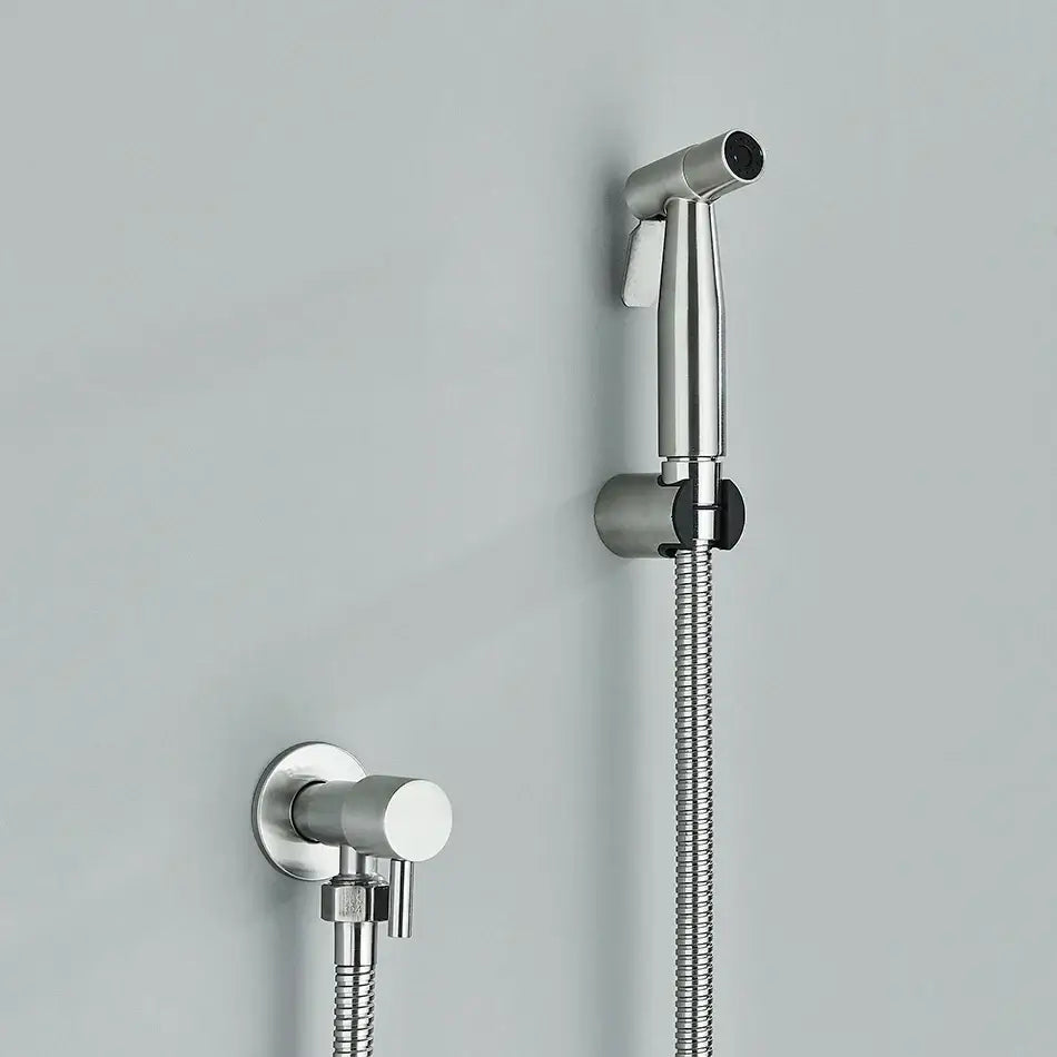 Modern black & gold brass bidet faucet – bathroom sprayer jet
