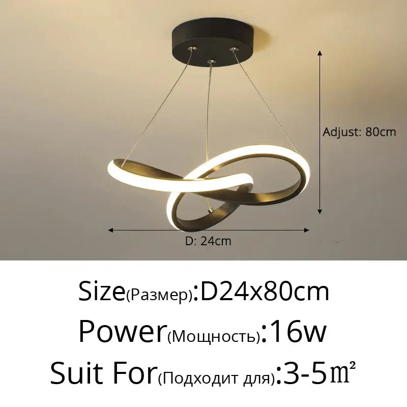 Modern black & gold decorbites contemporary chandelier dining room