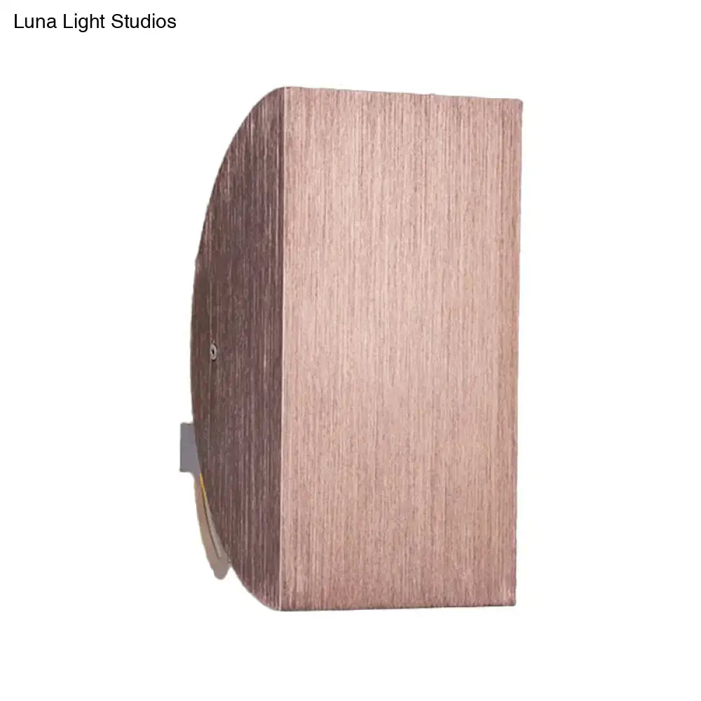 Modern black & gold folded wall light sconce – bedroom decor
