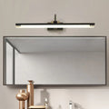 Modern black & gold greek key swing arm wall lamp bathroom light
