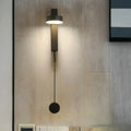 Modern black & gold metallic wall lighting – bedroom flush mount wall