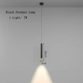 Modern black & gold oval pendant lamps bedroom minimalist lighting