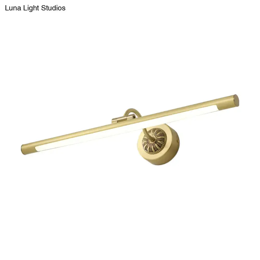 Modern black & gold wall light fixture bedroom dressing table