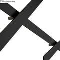 Modern black led wall light living room crossed lines bulb included