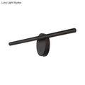 Modern black led wall sconce with acrylic shade 220v-240v 110v-120v wall-mounted light fixture for bathroom lighting