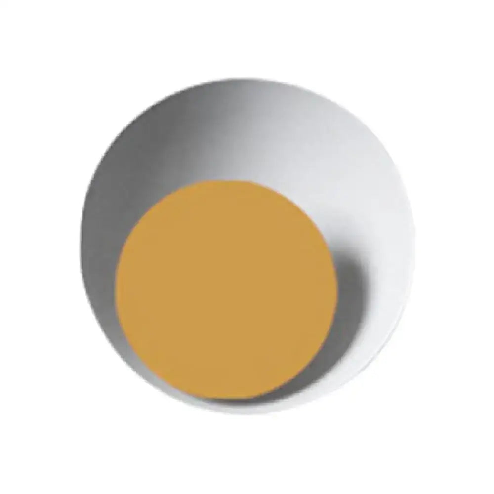 Modern black & pink circle sconce light bedroom wall fixture