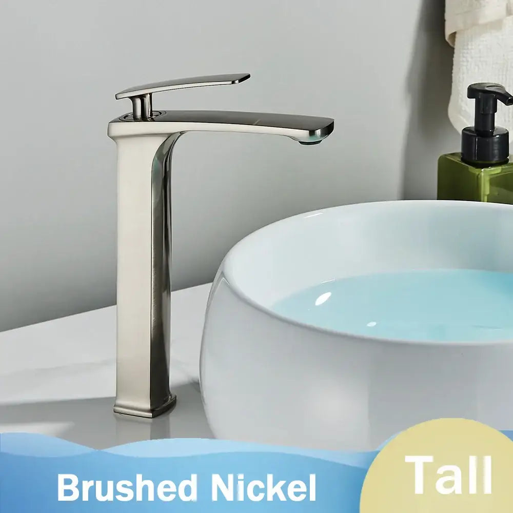 Modern black & rose gold basin faucet bathroom sink mixer tap