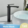 Modern black & rose gold basin faucet bathroom sink mixer tap