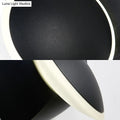 Modern black rotatable led wall sconce bedroom light fixture