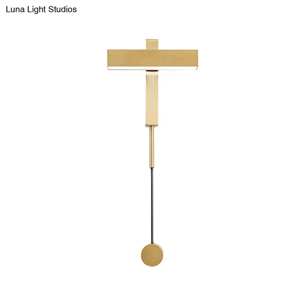 Modern black & silver led wall lamp with adjustable arm bedroom