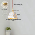 Modern black terrazzo led pendant lamp for dining room
